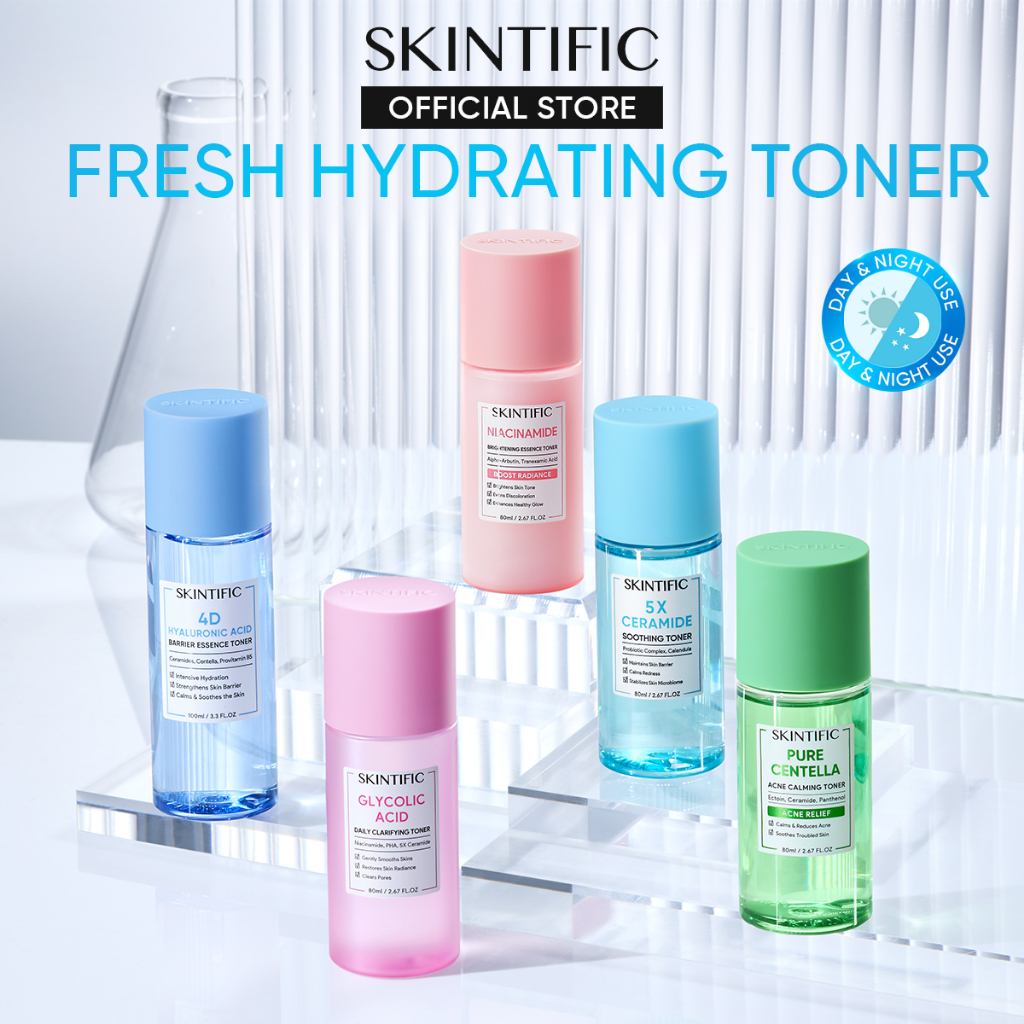 Toner โทนเนอร์ 5% AHA BHA PHA น้ําตบ น้ำตบ ผลัดเซลล์ผิว Exfoliating คาล์มมิ่ง ไบรท์เทนนิ่ง ซูทติ้ง น้ำตบจบโทรม