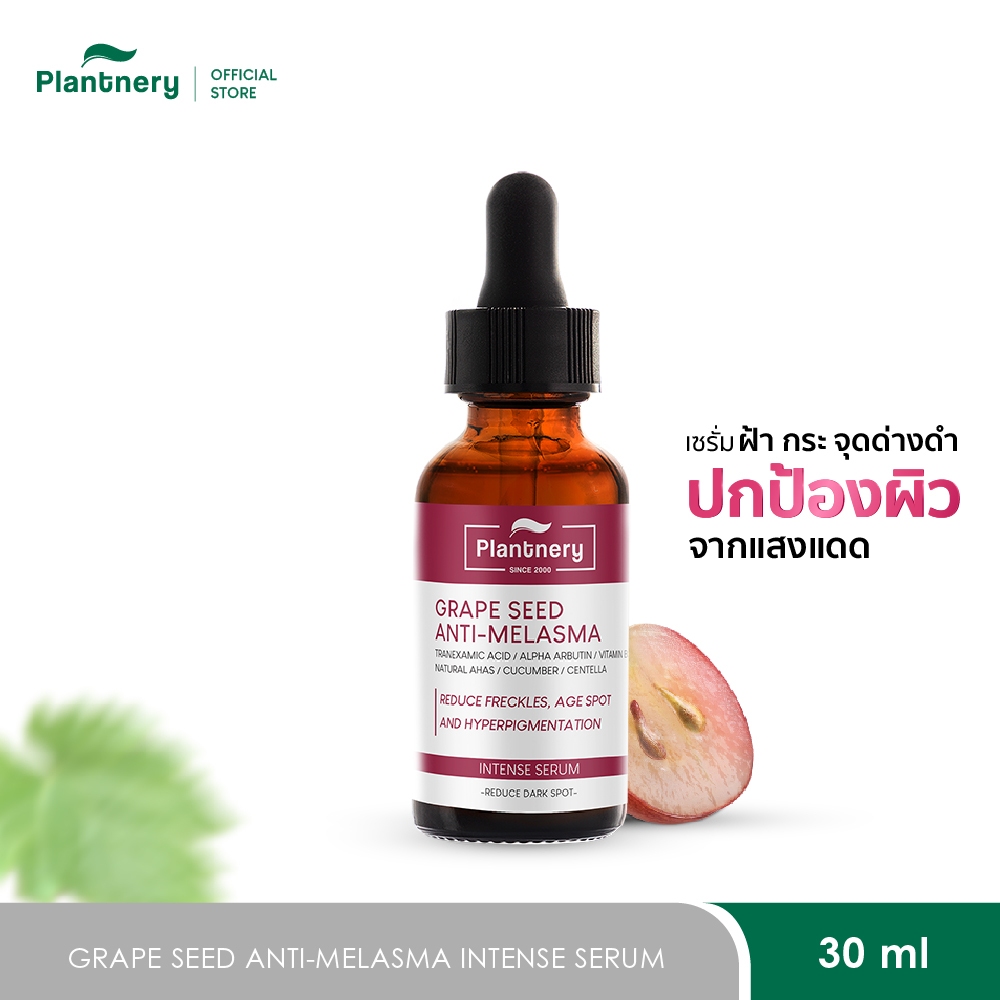 Grape Seed Anti-Melasma Intense Serum 30 ml ใหม่ เซรั่มสำหรับผู้มีปัญหา ฝ้า กระ