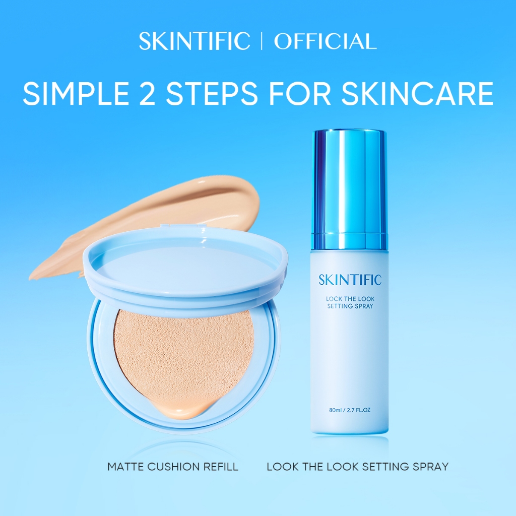 2pcs Matte Cushion REFILL Setting Spray เซ็ตติ้งสเปรย์ สเปรย์ล็อคเมคอัพ