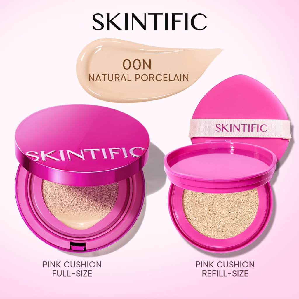 SKINTIFC Cover Glow Perfect Cushion + Powder Foundation คู่ฮิต! คุชชั่นแมตต์คุมมัน 12 ชม.